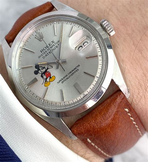 rolex datejust 36 mickey mouse|When Rolex meets Mickey Mouse .